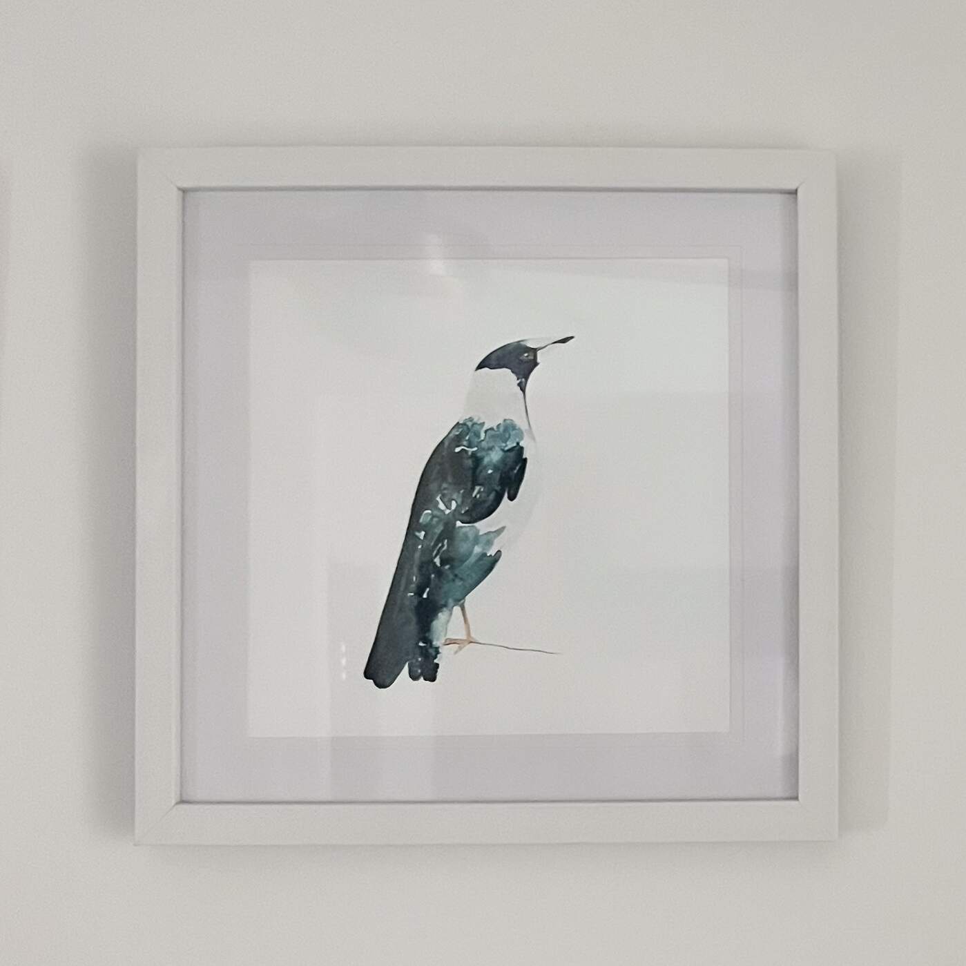 Magpie Art Print 8x8”