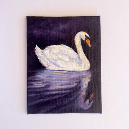 Mini Moonlit Swan